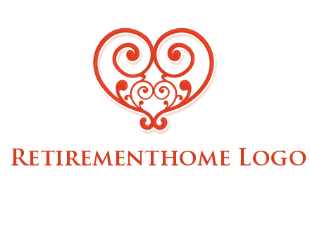 heart matchmaking logo design