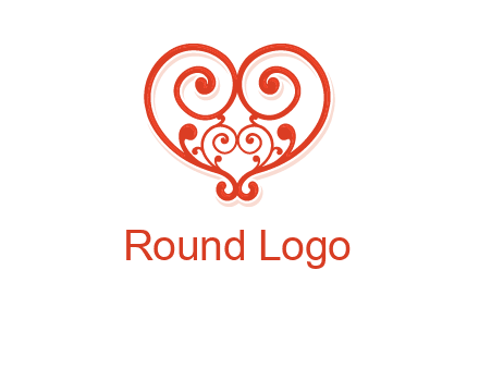 heart matchmaking logo design