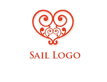 heart matchmaking logo design