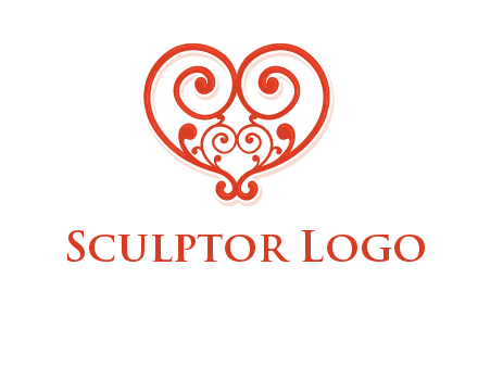 heart matchmaking logo design