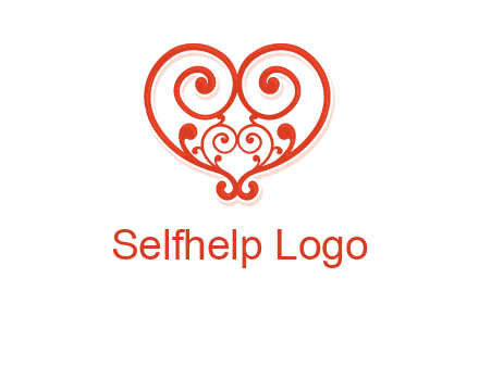 heart matchmaking logo design