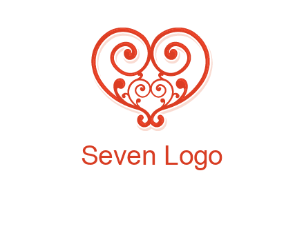 heart matchmaking logo design