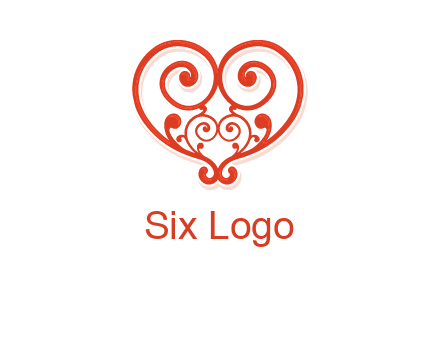 heart matchmaking logo design