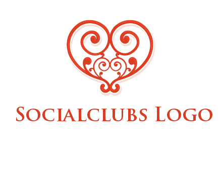 heart matchmaking logo design