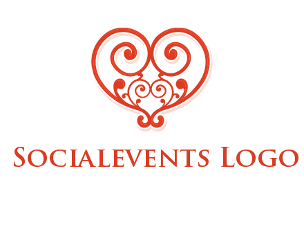 heart matchmaking logo design