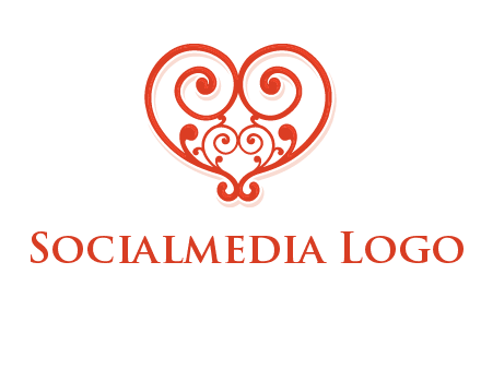 heart matchmaking logo design