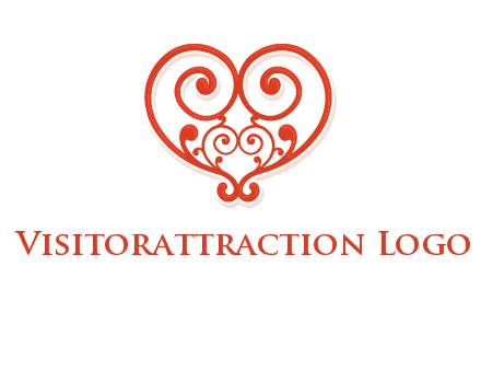 heart matchmaking logo design