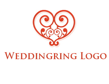 heart matchmaking logo design