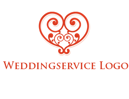heart matchmaking logo design