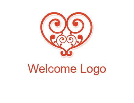 heart matchmaking logo design