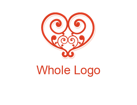 heart matchmaking logo design