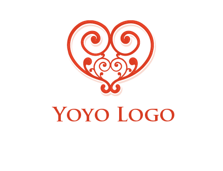 heart matchmaking logo design