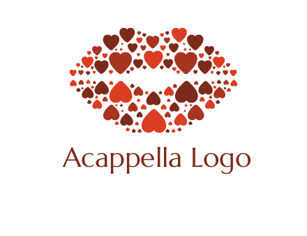 hearts on lips logo