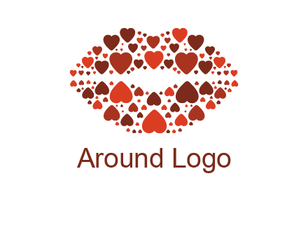 hearts on lips logo