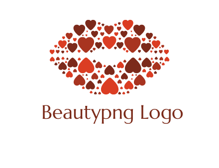 hearts on lips logo
