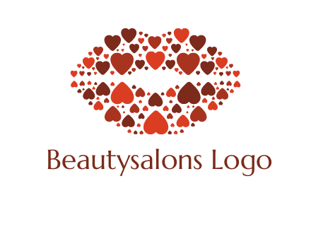 hearts on lips logo