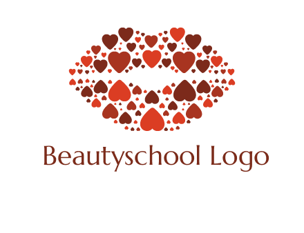 hearts on lips logo