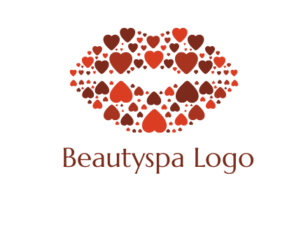 hearts on lips logo