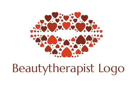 hearts on lips logo