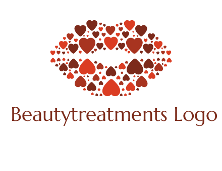 hearts on lips logo