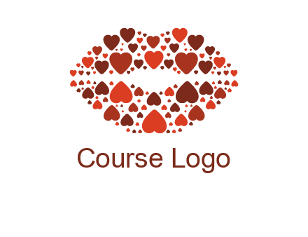 hearts on lips logo
