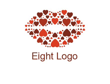 hearts on lips logo