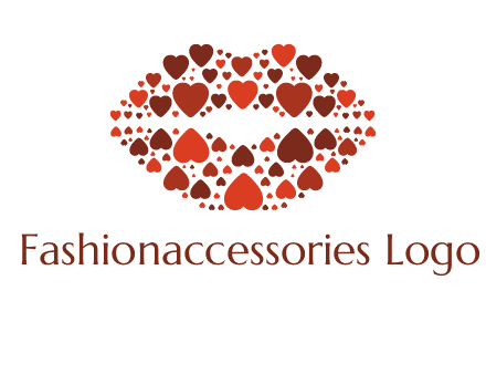 hearts on lips logo