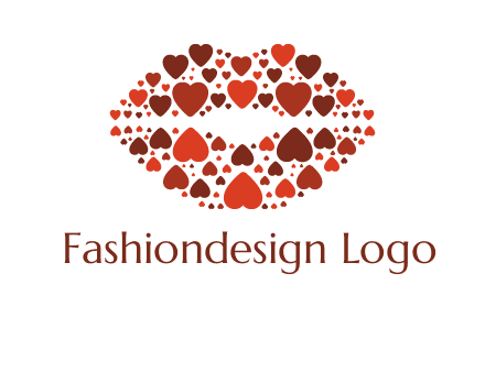 hearts on lips logo
