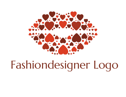 hearts on lips logo
