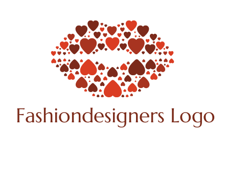 hearts on lips logo