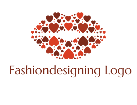 hearts on lips logo