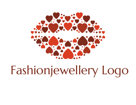 hearts on lips logo
