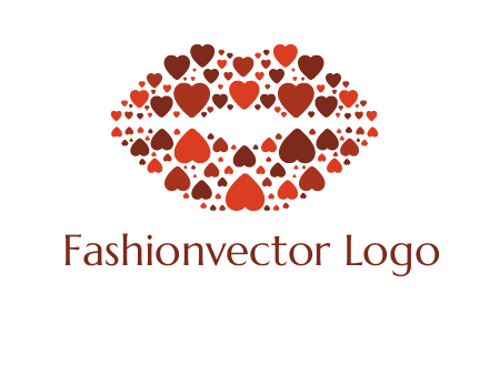 hearts on lips logo