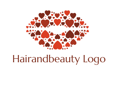 hearts on lips logo