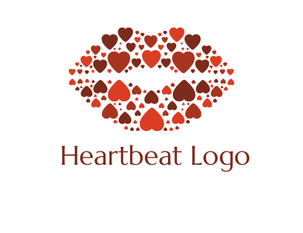 hearts on lips logo