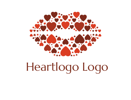 hearts on lips logo