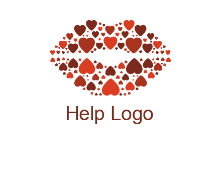 hearts on lips logo