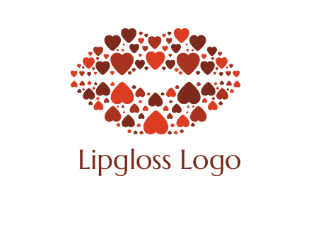 hearts on lips logo
