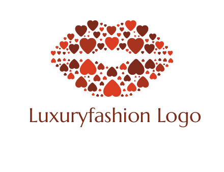 hearts on lips logo