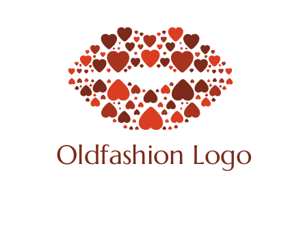 hearts on lips logo