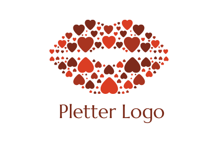 hearts on lips logo