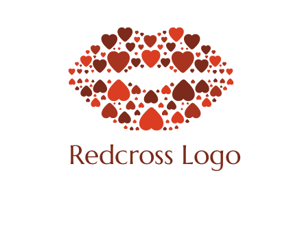 hearts on lips logo