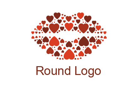 hearts on lips logo