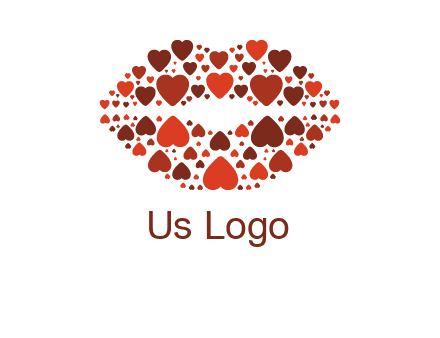 hearts on lips logo
