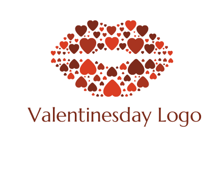 hearts on lips logo