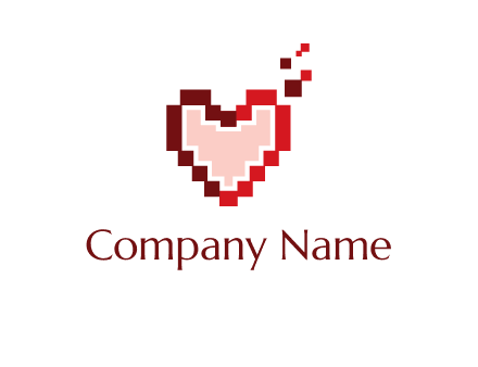 heart pixel icon
