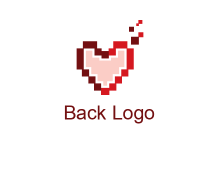 heart pixel icon
