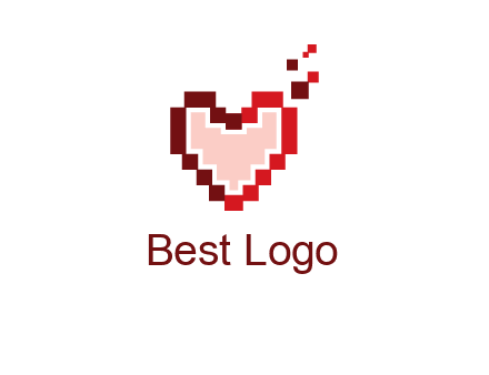 heart pixel icon