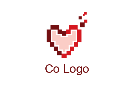 heart pixel icon