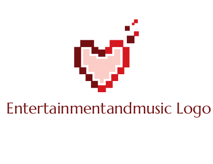 heart pixel icon